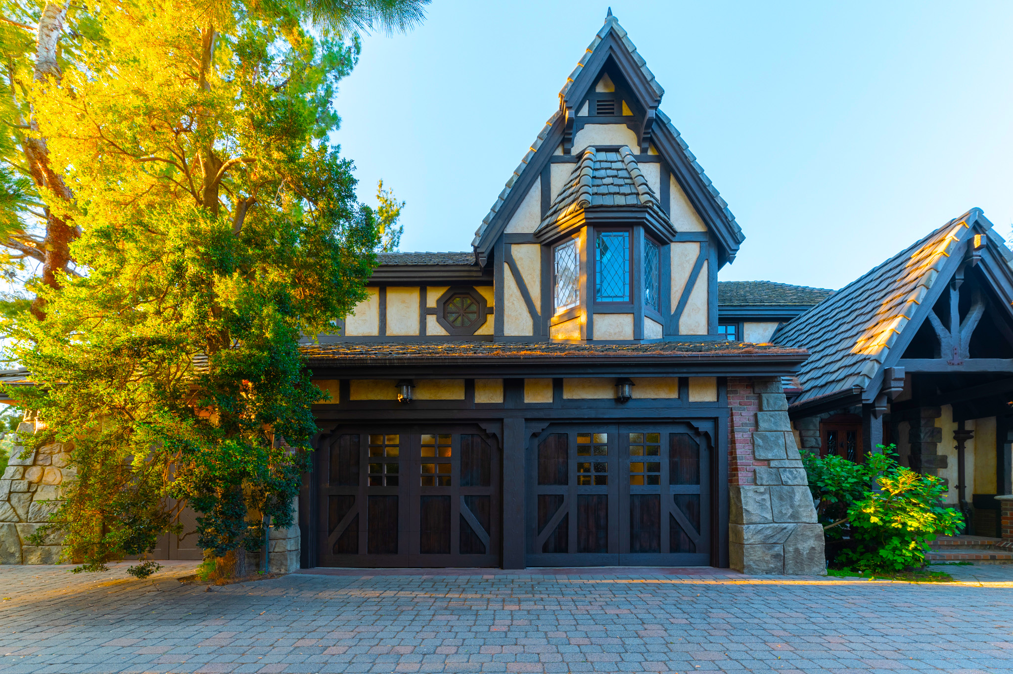 Orange County Home Construction Project for an English Tudor Hilltop Estate